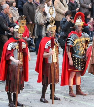 Quinto manípulo de soldados romanos